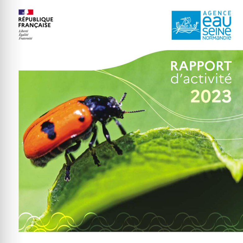 couverture du rapport d'activité 2023